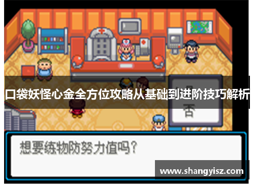 口袋妖怪心金全方位攻略从基础到进阶技巧解析